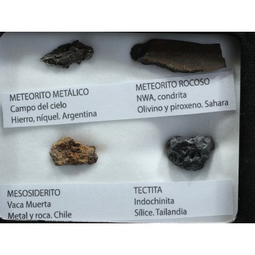 Colección de meteoritos y...