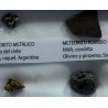 Colección de meteoritos y tectita