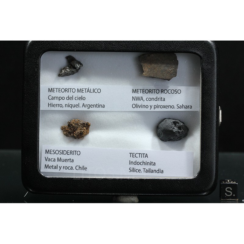 Colección de meteoritos y tectita