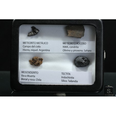 Colección de meteoritos y tectita