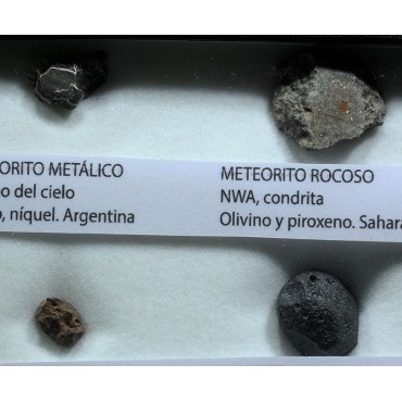 Colección de meteoritos y...