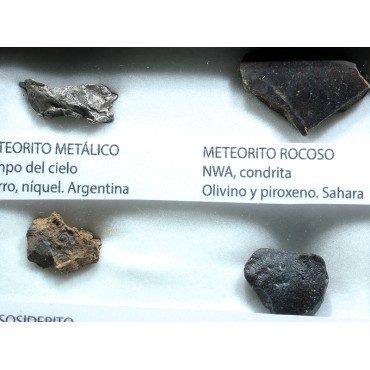 Colección de meteoritos y...