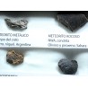 Colección de meteoritos y tectita