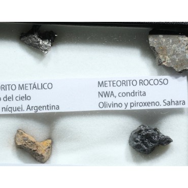 Colección de meteoritos y...