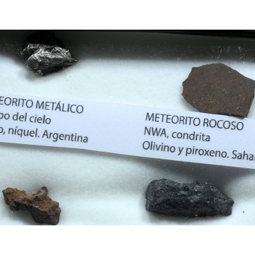 Colección de meteoritos y...